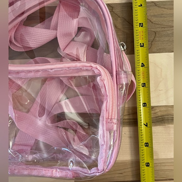 Mini Clear Backpacks with Pink - Picture 7 of 7